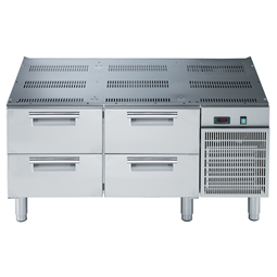 Modulární varná zařízení 700XP - Chlazená podestavba, 2x2 zásuvky, š. 1200mm<br> 371260