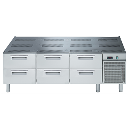 Modulární varná zařízení 900XP - Chlazená podestavba, 3x2 zásuvky, š. 1600mm<br> 391275